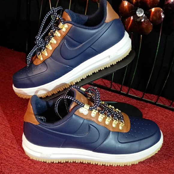 Nike Shoes | Lunar Force 1 Duckboot Low Obsidian Saddle Br NIKE Lunar Force 1 Duckboot Low Men's low top sneaker boot